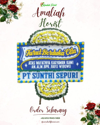 Papan Bunga Duka di Bukittinggi