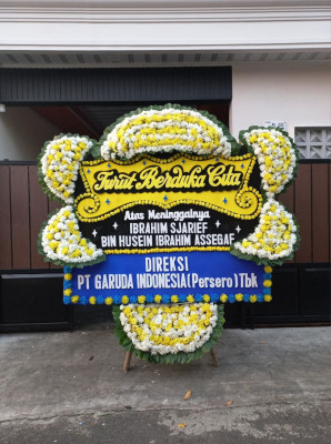 Papan Bunga Duka di Bukittinggi